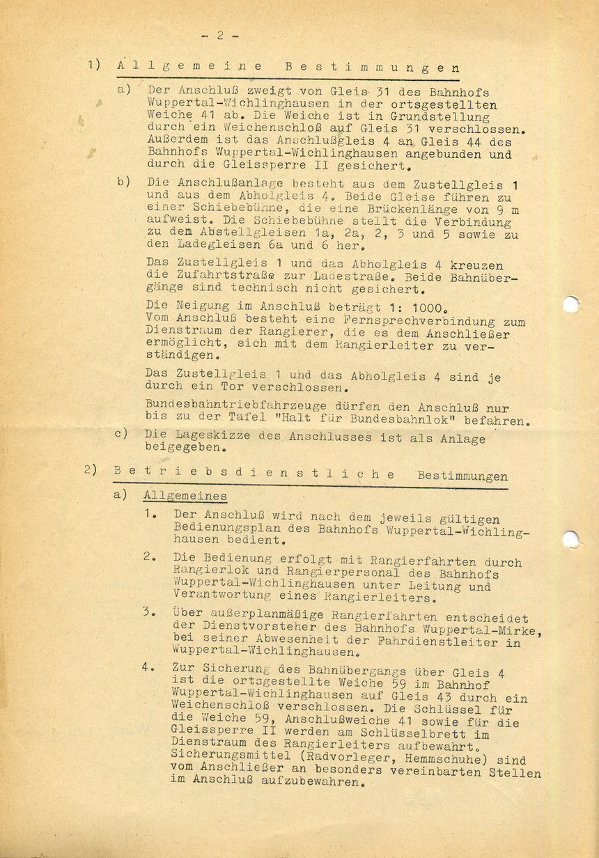 Bedienungsanweisung vom 01. März 1973, Seite 2