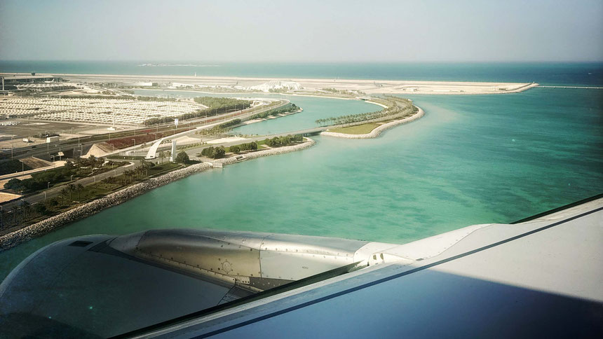 Anflug auf Doha