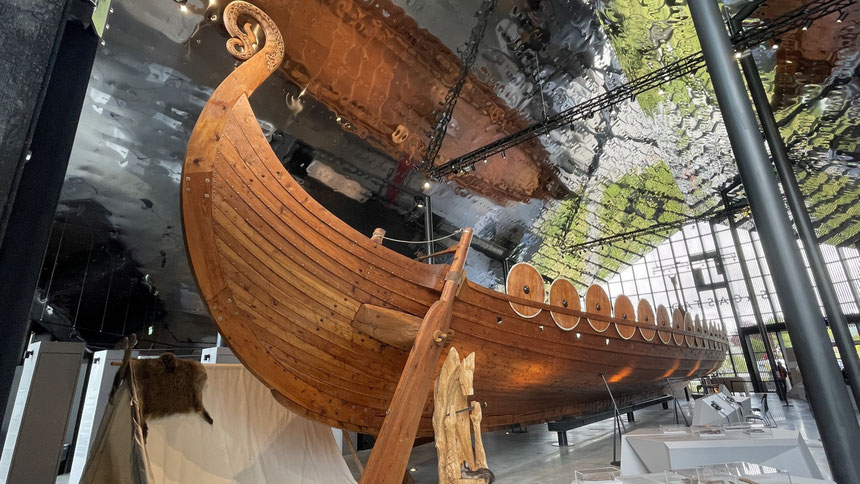 Das Wikingerschiff im Museum Sagastad Nordfordeid