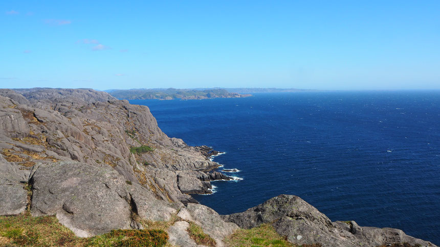 Blick vom Brufjellet zum Südkap