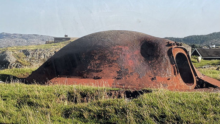 Geschütz-Bunker der deutschen Wehrmacht