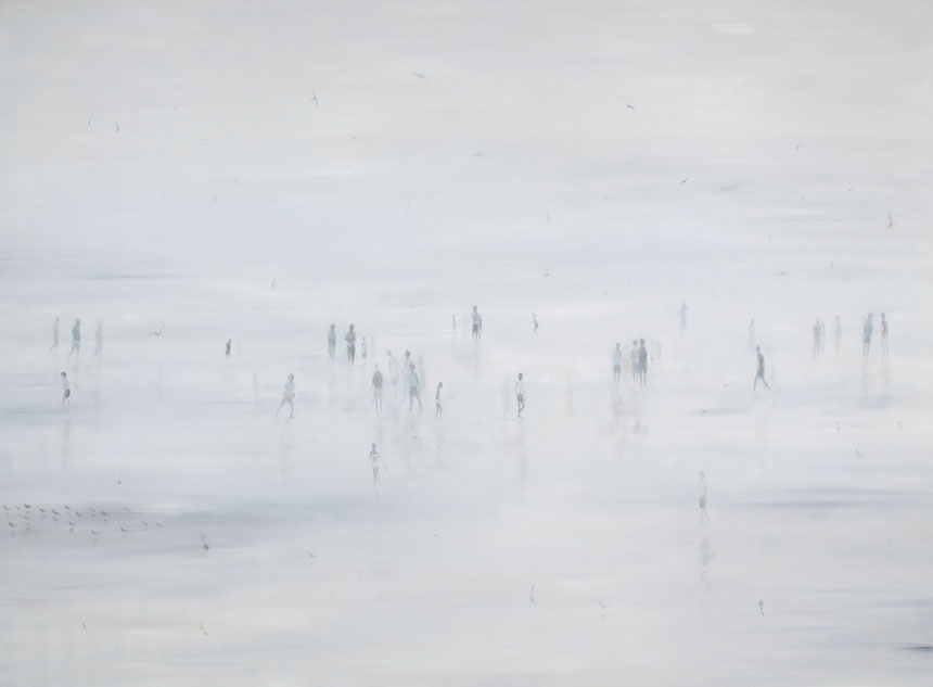 Am Ufer 170x230cm 2020 oil on canvas