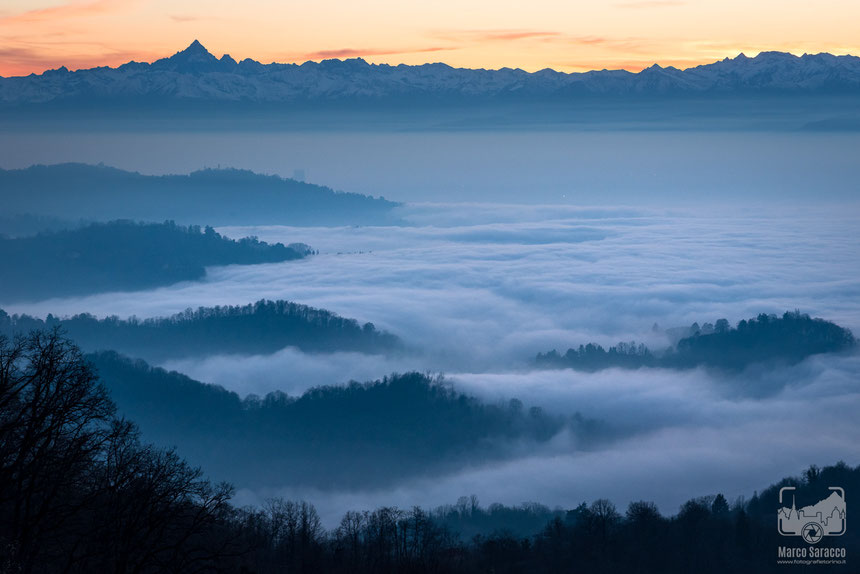 Panorami 9a - Nebbia sulla città all'alba