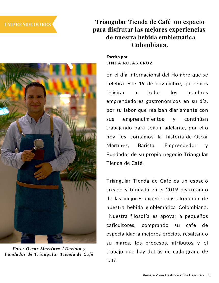 Triangular café, Triangular tienda de café, donde tomar café en Bogotá, Cafés Filtrados, café amor perfecto.