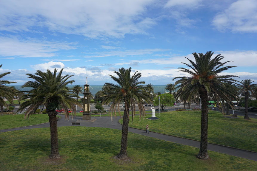 Ausblick vom Appartement in St. Kilda 