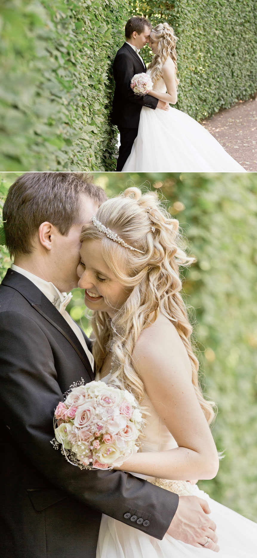 portrait bilder hochzeit, hochzeitsbilder schloss lichtenwalde