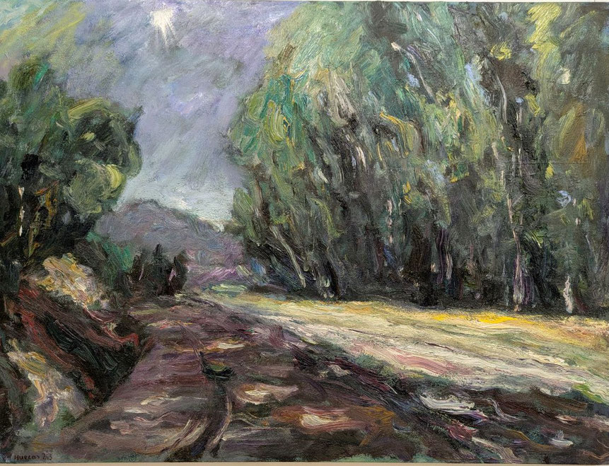 LUCES Y SOMBRAS Óleo sobre lienzo, 97 x 130 cm.