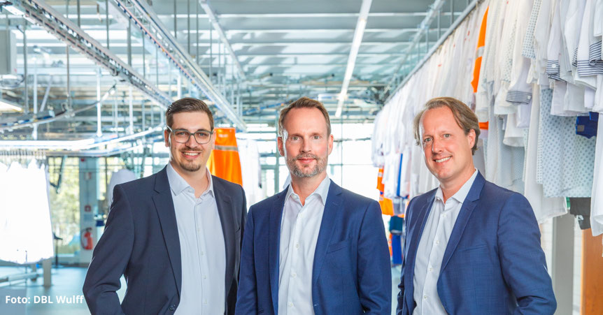 Dominik Regauer, Christian Böge und Sebastian Böge. Foto: DBL Wulff