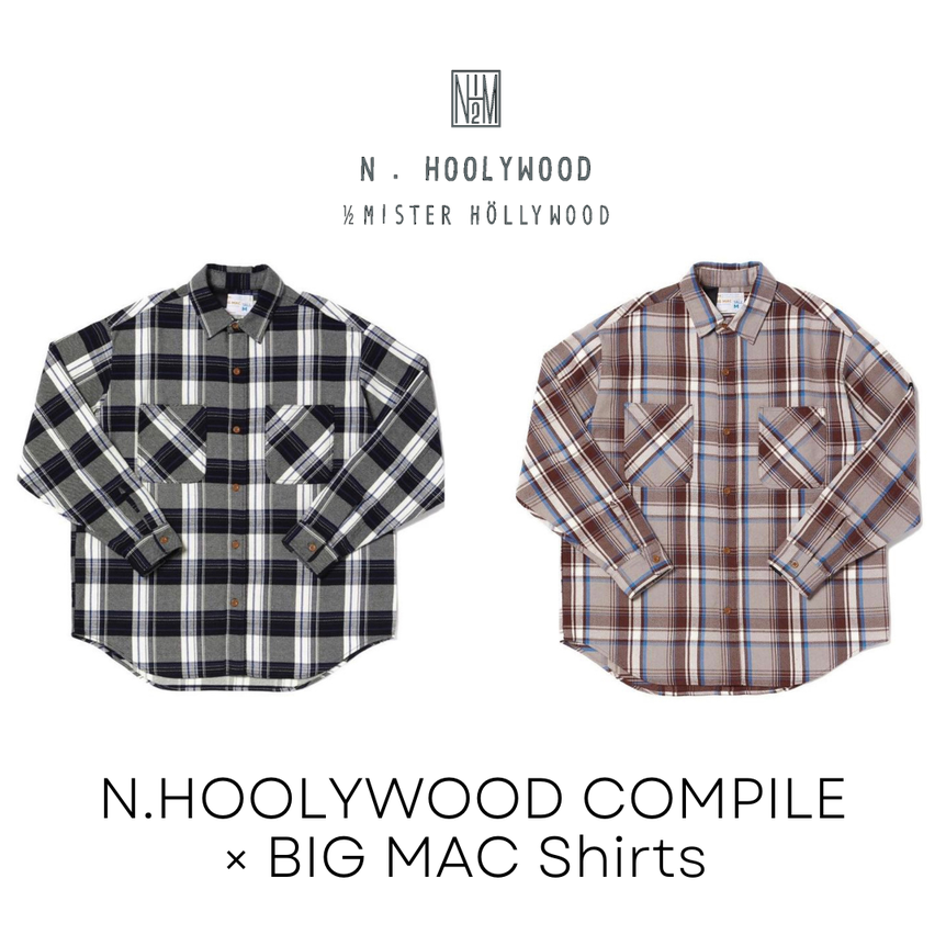 N.HOOLYWOOD COMPILE × BIG MAC SHIRT bic