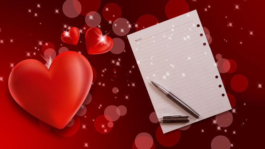 Cómo redactar una carta de amor en 5 minutos