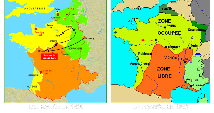 Cartes France 1429 France 1940