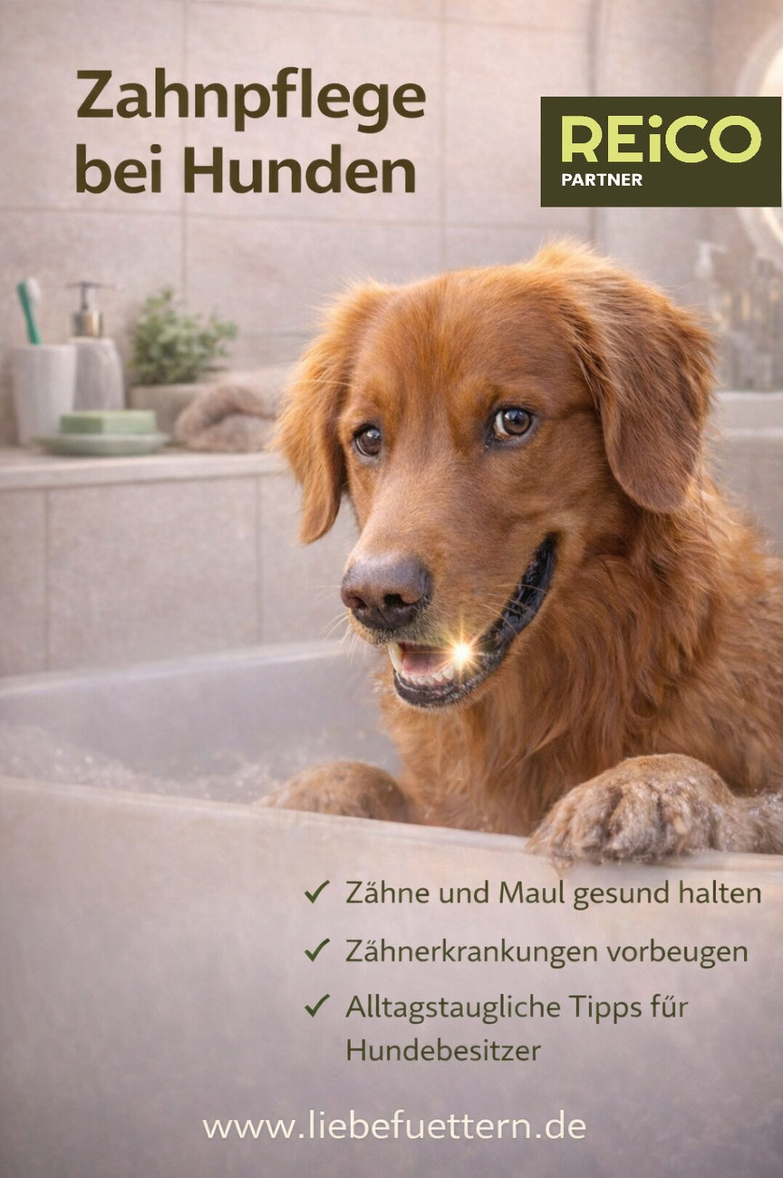 Zahnpflege bei Hunden mit MAXiDOG Zahnpasta von REiCO