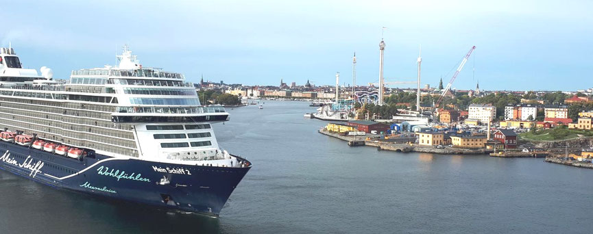 Gröna Lund und Mein Schiff 2 in Stockholm