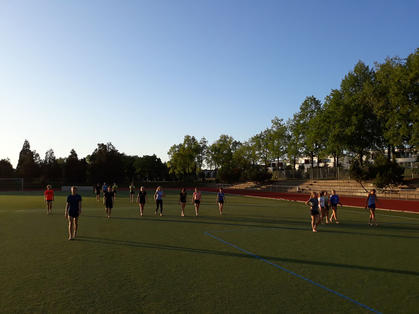 Koordinations-Drills im Seeparkstadion - Sommer 2019