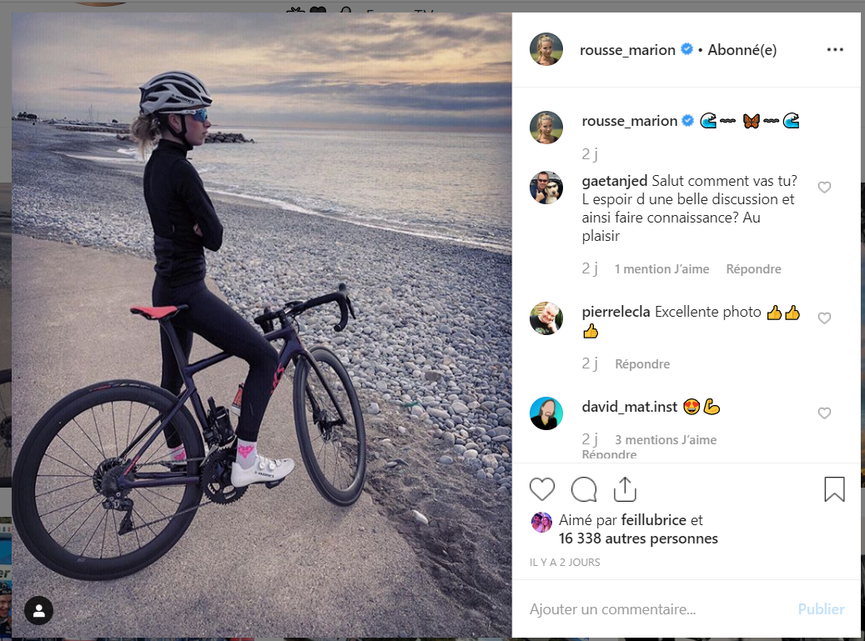 Marion Rousse Cyclisme Je Veux Rester Naturelle Sur Mes Reseaux Sociaux Bonne Image Media Coaching Pour Sportifs