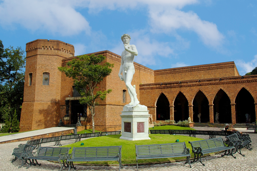 michelangelo, david, institut ricardo brennand, museum, waffensammlung, recife, pernambuco, brasilien, schloss, park, brasilien reisen