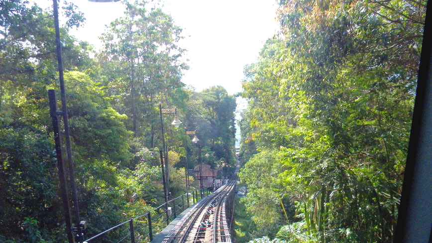 Standseilbahn auf den Penang Hill