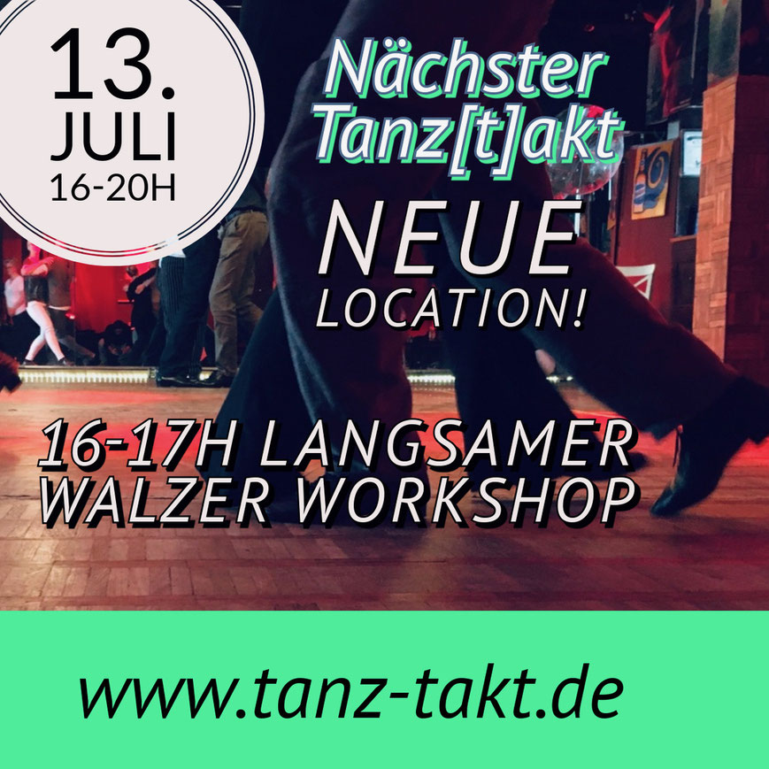 TanzTakt mit Langsamer Walzer - Workshop - am 13. Juli 2024 in Die ELBFAIRE (HH Hafencity) mit DJ Denise Lau
