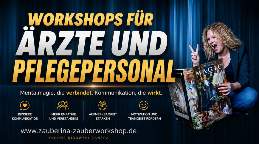 Zaubern lernen Arzt Pflege Krankenhaus. Zaubertricks Therapie