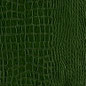 leather green | croco print