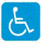 Pictogram "wheelchair" - Château de Saveilles - Saveille - Visite de château groupe - Visite château en famille - Château de la Renaissance