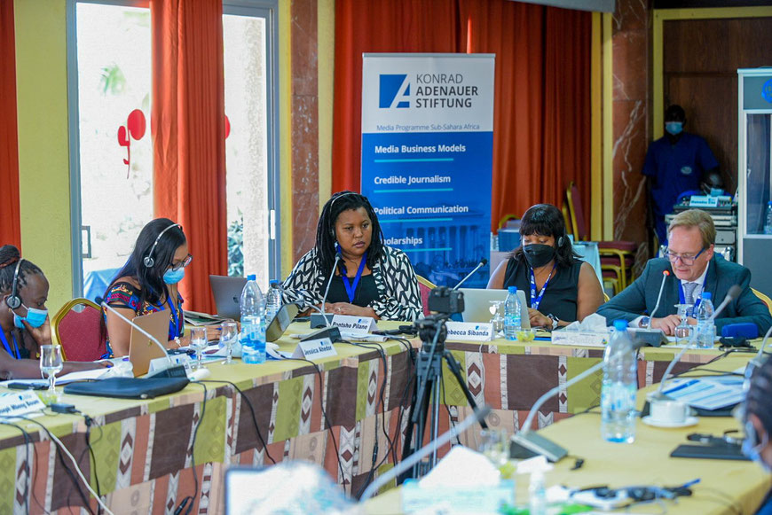 Panel discussion at the KAS Health Journalism Conference (Source: KAS Media Africa)