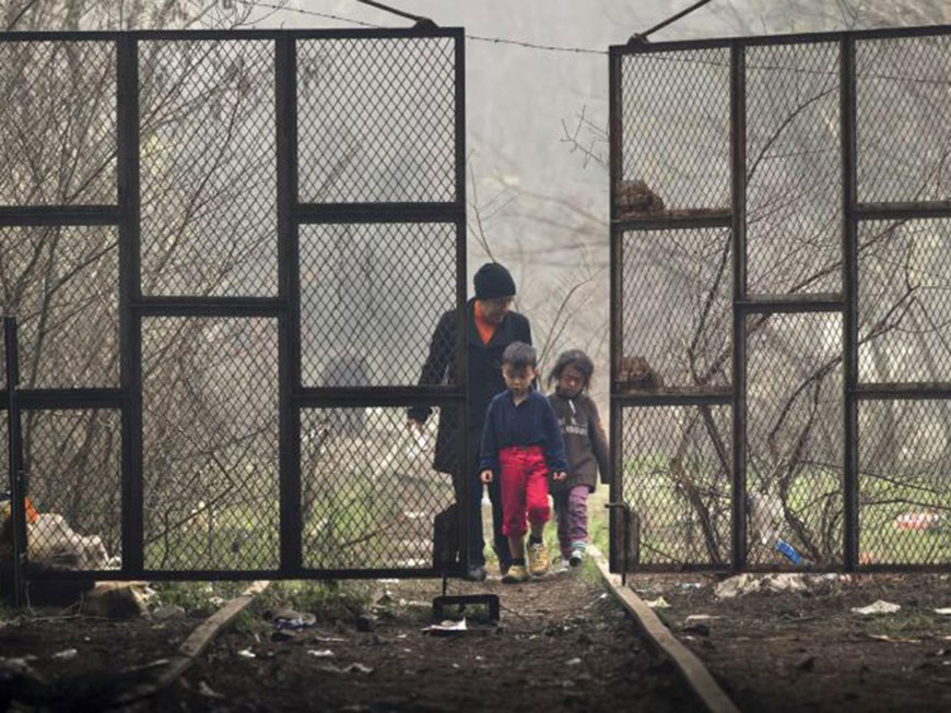 O centro de refugiados de Idomeni, Grécia (foto: Independent UK)