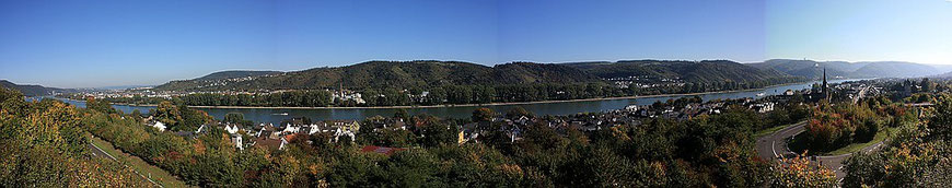 Rhein aufgenommen vom Königsstuhl