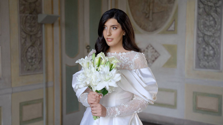 Jewish wedding ceremony at Villa Borromeo, captured in an emotional wedding video