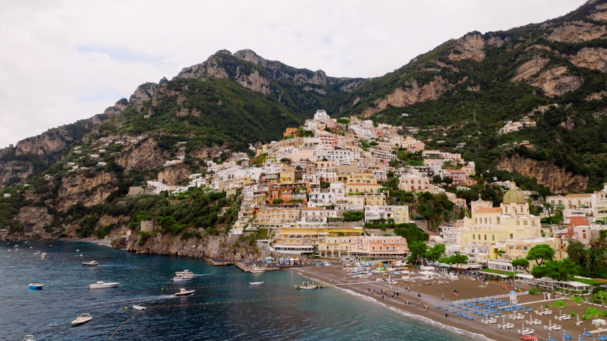 Wedding Videographers and photographers in Positano, Drone Shot
