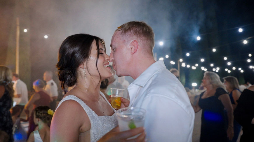destination wedding in Tuscany at Borgo Tre Rose in Montepulciano. After Party