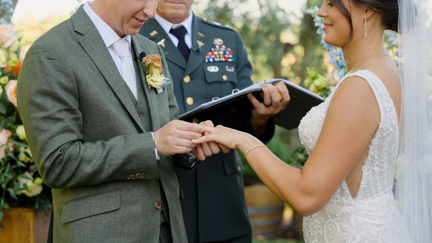 destination wedding in Tuscany at Borgo Tre Rose in Montepulciano. The ceremony