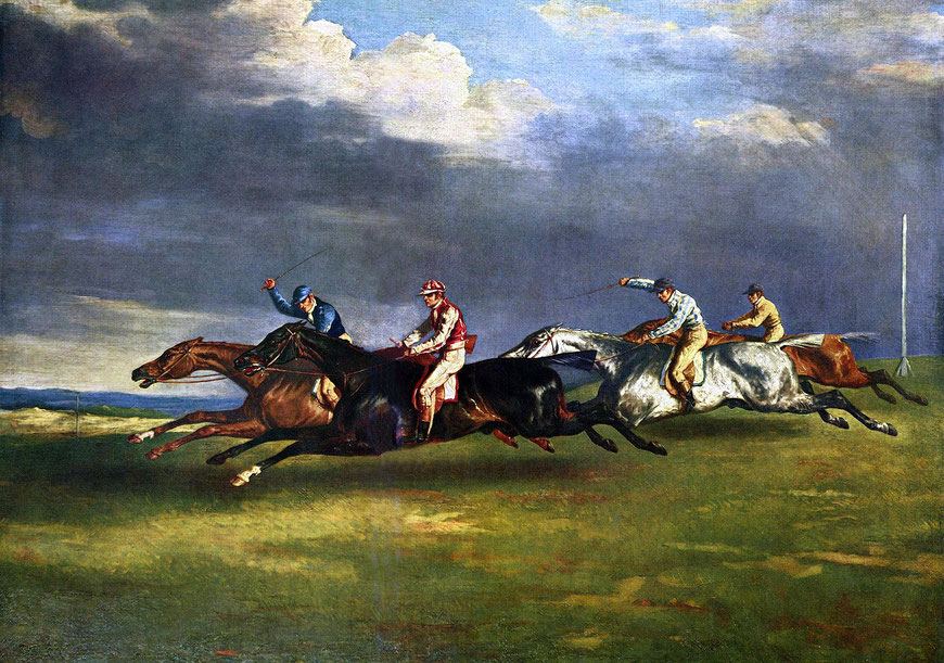 Le Derby d'Epsom, Théodore Géricault, 1821, musée du Louvre.