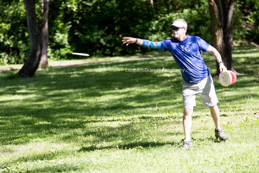 Rosedale Park, Kansas City disc golf. the dotte