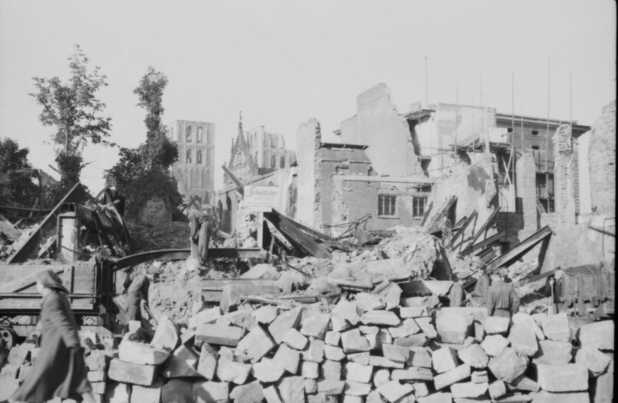 Prinzipalmarkt 15.10.1946 - Foto Carl Pohlschmidt - ULB Münster