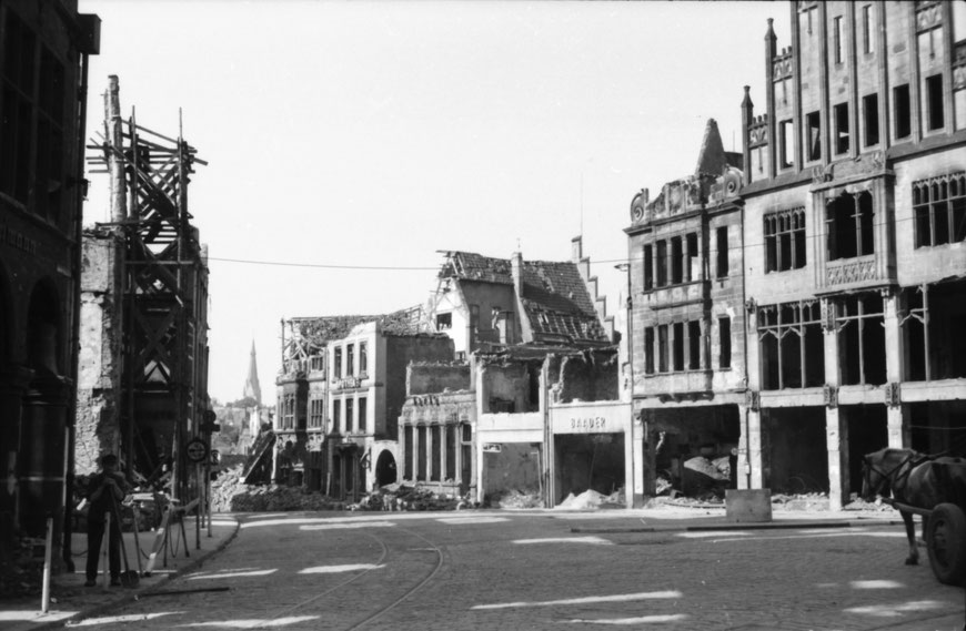 Sommer 1945 - Der Drubbel - Foto Carl Pohlschmidt - ULB Münster