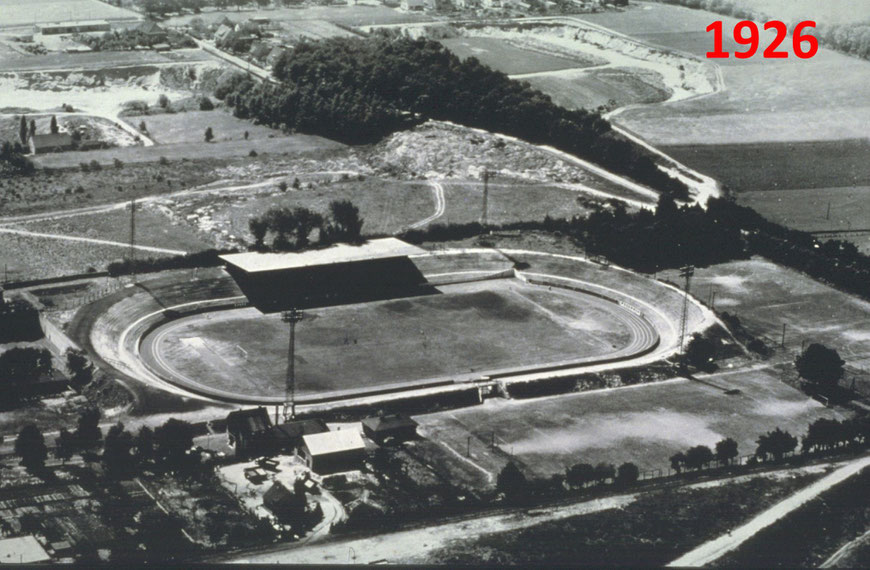 Das Stadion des SCPreußen Münster wird gebaut