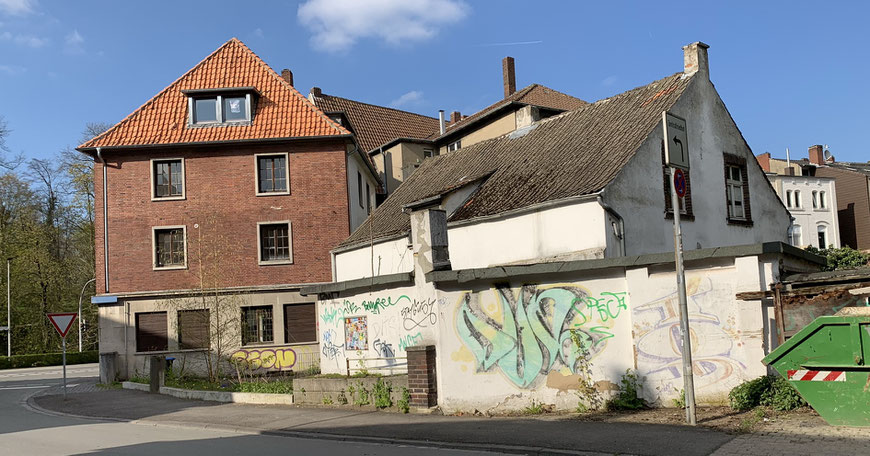 Die Landoisklause an der Himmelreichallee kurz vor dem Abriss