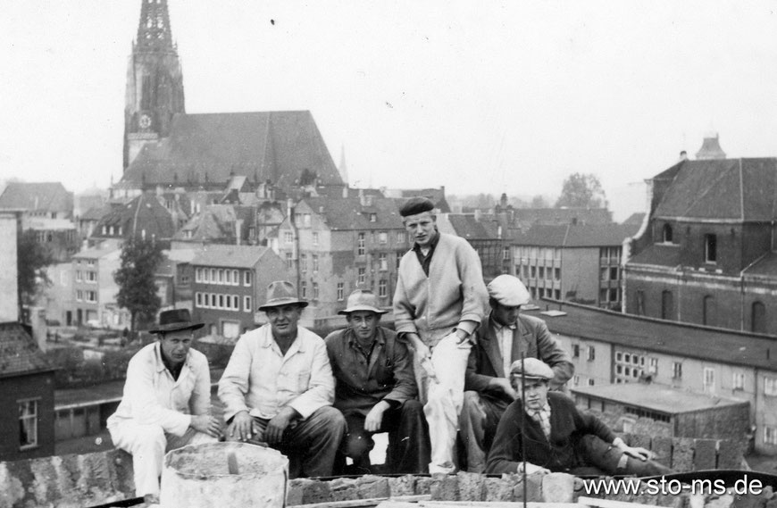 Auf der Baustelle Clemenskirche - Foto Willi Zumbrock