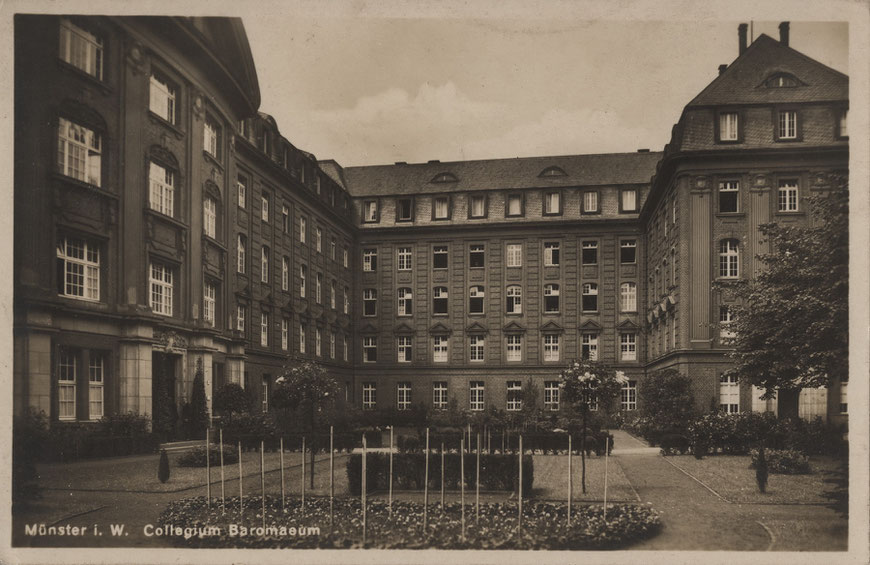 Das Borromaeum um 1935 - Sammlung Stoffers (Münsterländische Bank Thie - Stadtarchiv)