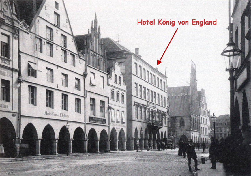 Blick auf den Prinzipalmarkt - Sammlung Stoffers (Münsterländische Bank Thie - Stadtarchiv)