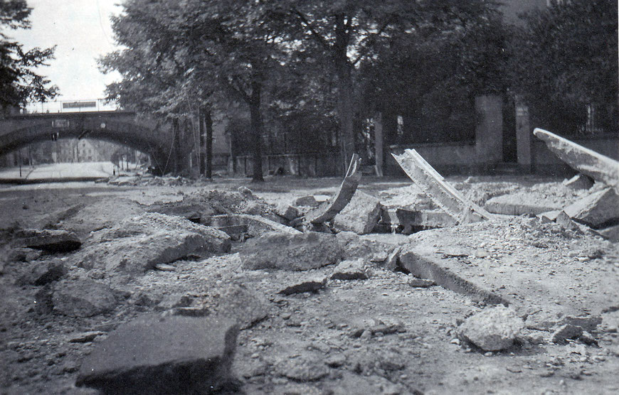 Die Wolbecker Straße mit Unterführung