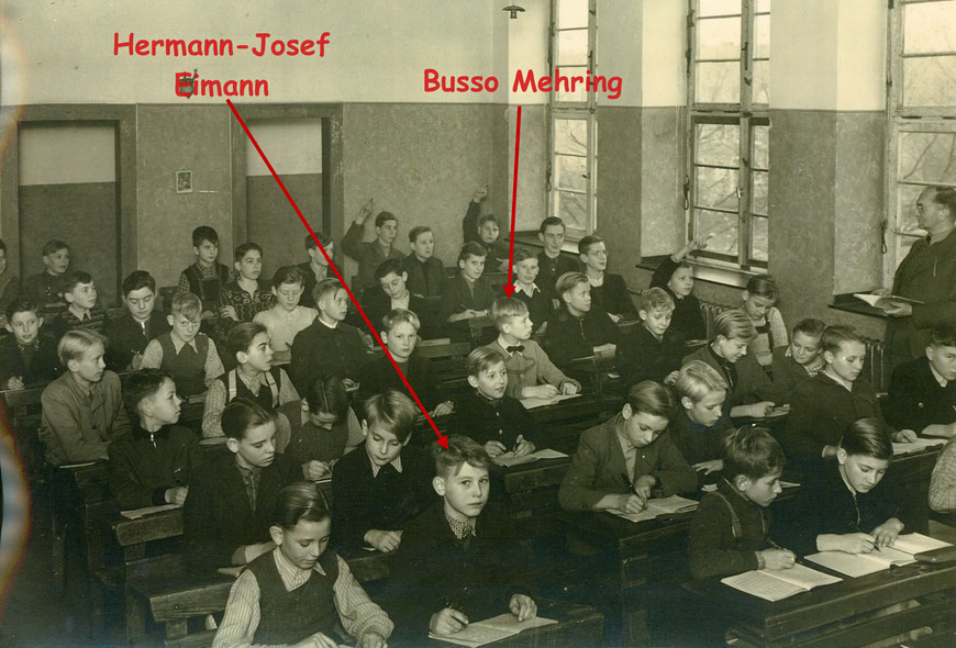 Das Ratsgymnasium in der Geistschule 1949 - Foto:  H.J. Eimann