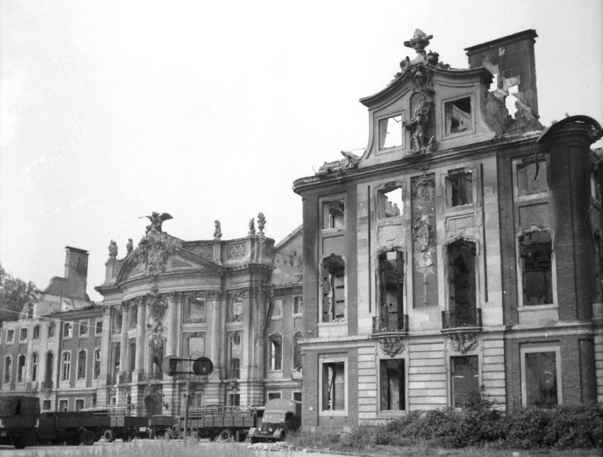 Das Münsteraner Schloss im September 1945: Sammlung Carl Pohlschmidt, ULB Münster