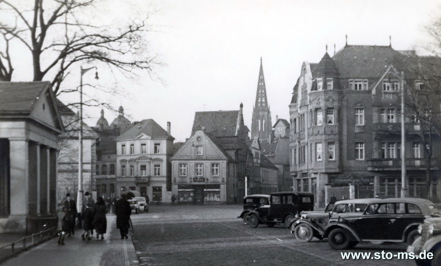 Vom Mauritztor auf die Telgter Straße und Mauritzstraße