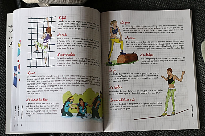 extrait du cahier OBSTACLE TRAINING de Sophie Vilmont