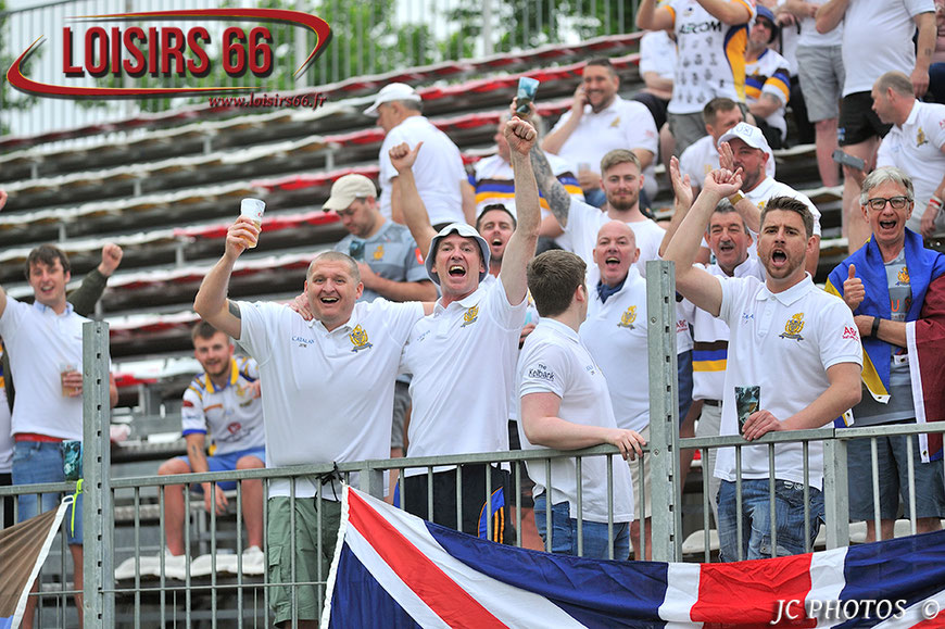 Whitehaven RLFC fans Perpignan Loisirs 66