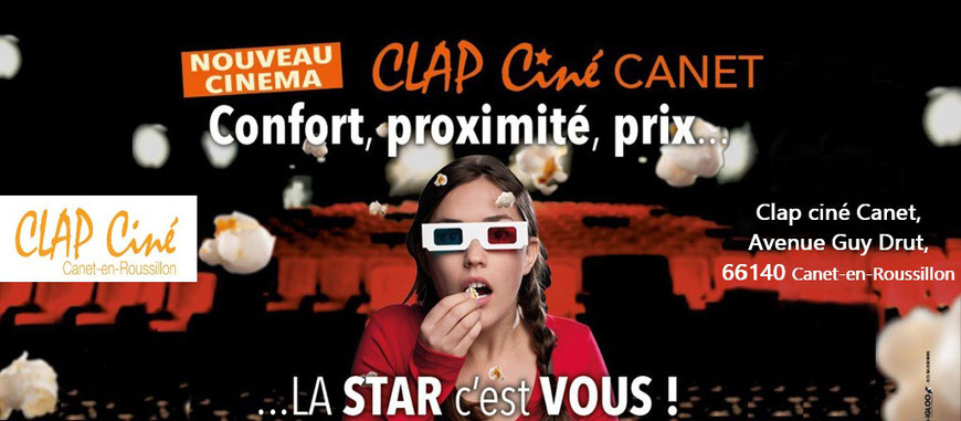 Clap ciné Canet réduction Loisirs 66 réduction Canet
