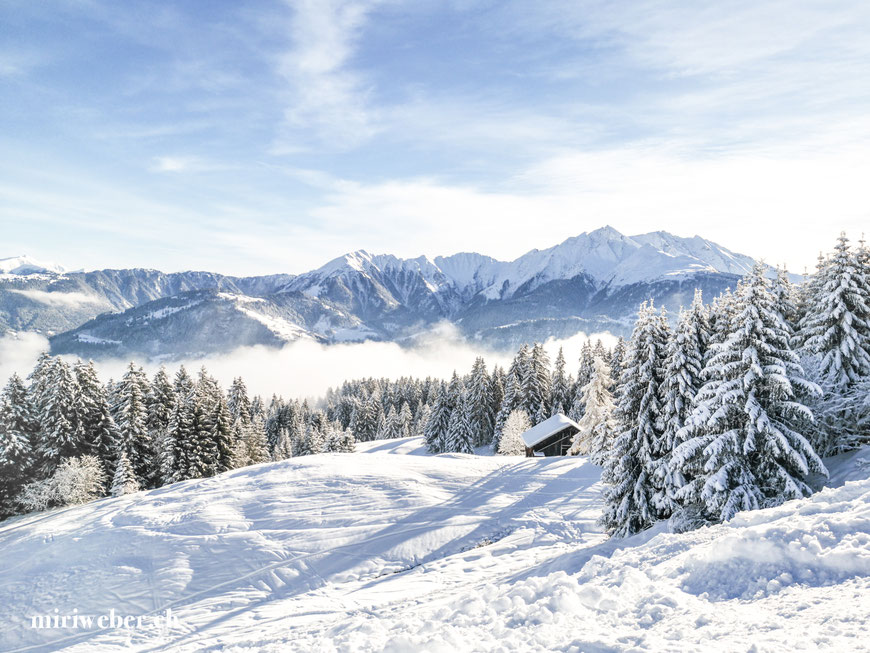 Winter, Wintersaison, Skigebiet, Flims, Laax, Falera