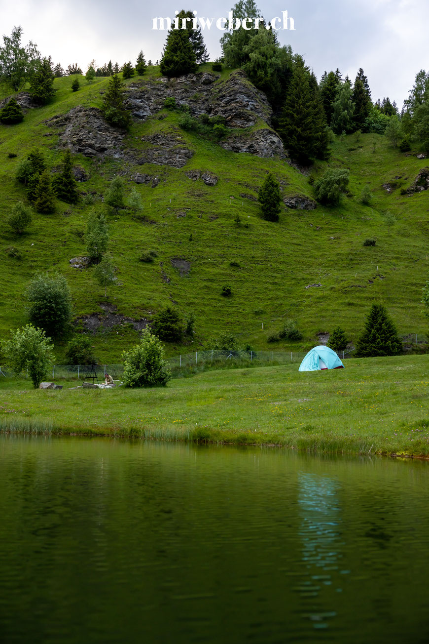 MSR Zelt, Familienzelt, Habitude6, 6er Zelt, leichtes Zelt, einfach aufbauen, Zelt, Davos Munts See, Val Lumnezia, Campingplatz, Graubünden, schöner Campingplatz